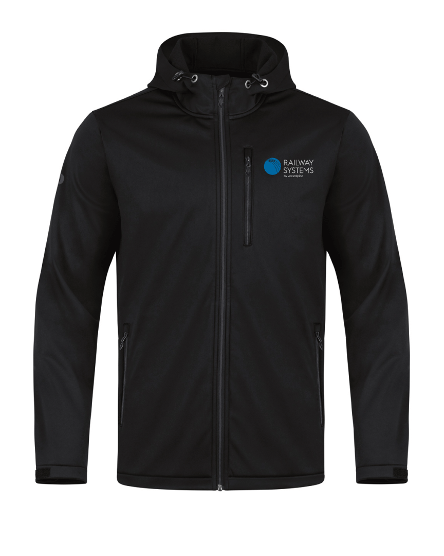 Softshelljacke mit Kapuze